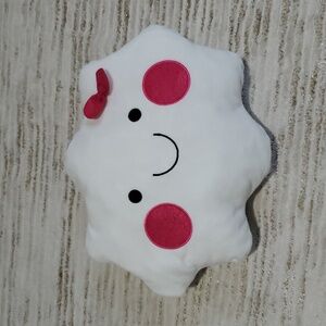 Smiling Cloud Pillow White